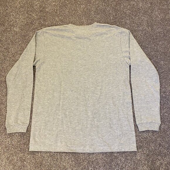 Dot Boys Me Vale Long Sleeves T-Shirt Size L Heather Gray Crew Neck Logo NWT $26 - Picture 8 of 9